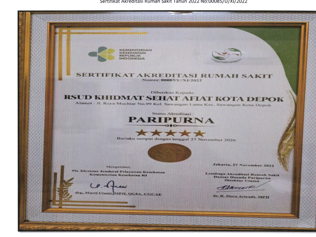 Penghargaan Walikota Depok